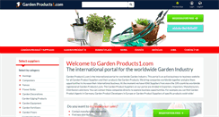 Desktop Screenshot of gardenproducts1.com